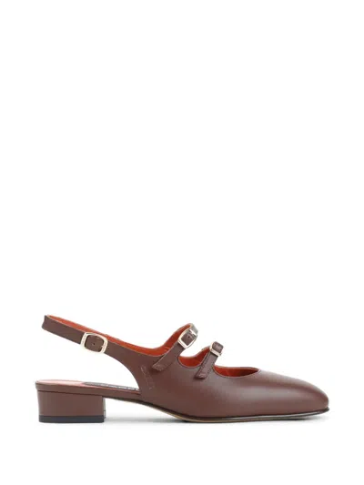 Carel Paris Buckle-strap Pumps In Brown