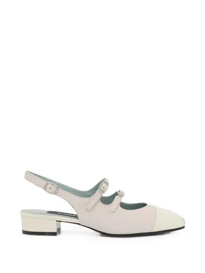 Carel Paris Buckled Slingback Pumps In Neutral