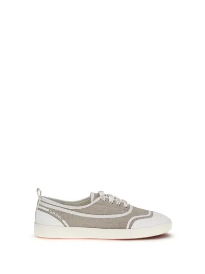 Carel Paris Canvas Sneaker In Beige