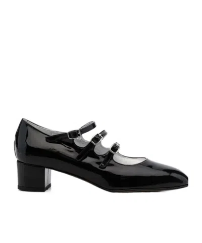 Carel Paris Carel Kina Triple Strap Mary Janes Pumps In Black