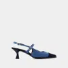 Carel Paris Cecile Slingback Pumps In Blue