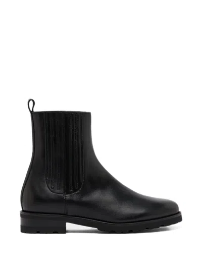 Carel Paris Chouchou Leather Ankle Boots In Black