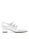 Carel Paris 40mm Kina Pumps In Silver