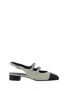 Carel Paris Abricot 35 Leather Slingback Pumps