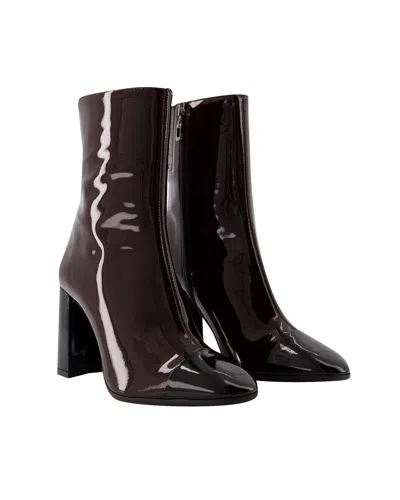 Carel Paris Donna Ankle Boots - Carel - Patent Leather - Brown/black