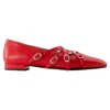 Carel Paris Eloise Ballerinas - Carel - Leather - Red In Red