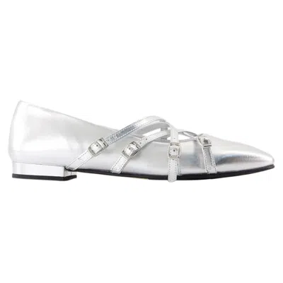CAREL PARIS ELOISE BALLERINAS - CAREL - LEATHER - SILVER