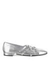 Carel Paris Eloise Ballerinas - Carel - Leather - Silver In Silver