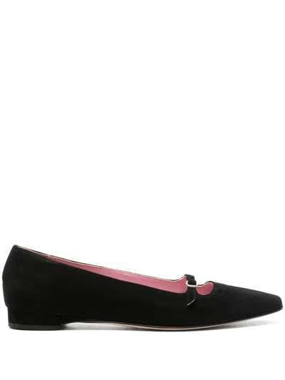 Carel Paris Emilie Ballerinas In Chev Vel Noir