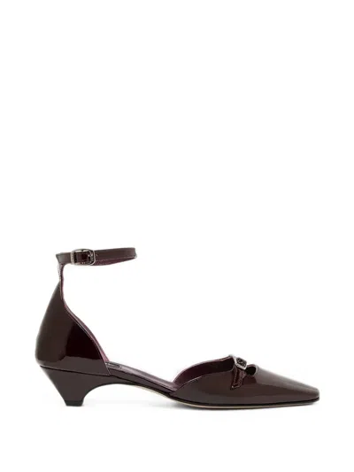 Carel Paris Emma Patent Leather Ballet Flats In Red