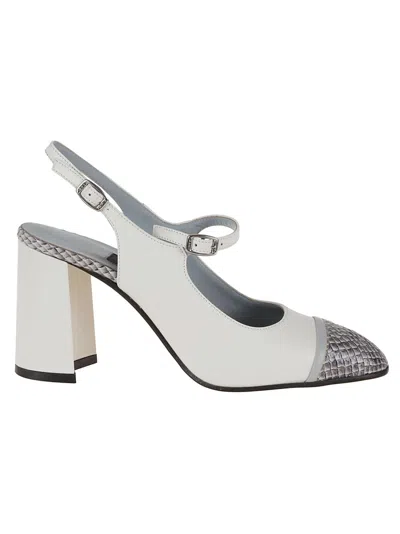 Carel Paris Espiegle Pumps With Adjustable Straps In Neutrals