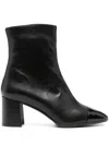 Carel Paris Estime Bis Black Ankle Boot In Black