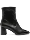 Carel Paris Estime 45mm Square-toe Boots In Black