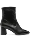 Carel Paris Estime 45mm Square-toe Boots In Black
