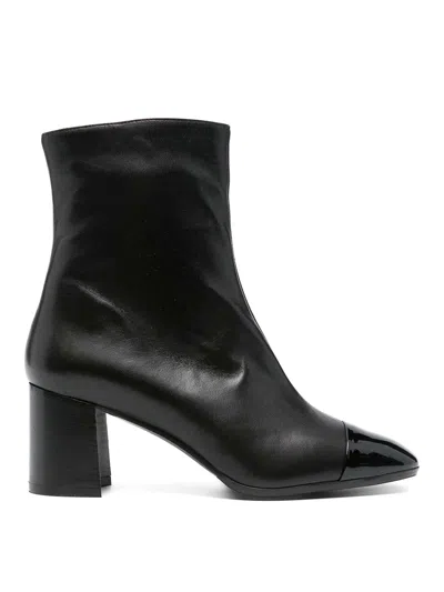 CAREL PARIS ESPRIT LEATHER ANKLE BOOTS