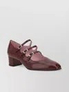 Carel Paris 'kira 24 Reflex' Red Pumps With Straps In Burgundy