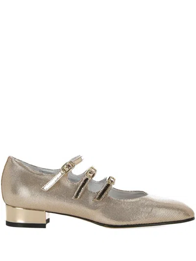 Carel Paris Flat Shoes In Platinum