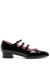 Carel Paris Timeless Mary Jane With Adjustable Straps And Low Heel In Black