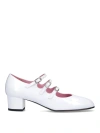 Carel Paris Kina Pumps - Ivory - Patent Leather In White