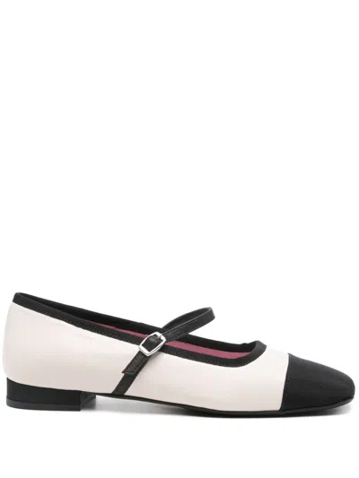 Carel Paris Gisele Bicolor Ballet Flats In Beige