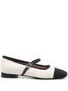 Carel Paris Giselle Ballet Flats In Neutrals