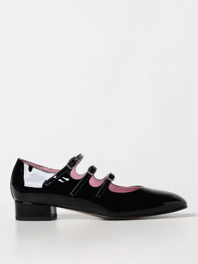 CAREL PARIS FLAT SHOES CAREL PARIS WOMAN COLOR BLACK,F85878002