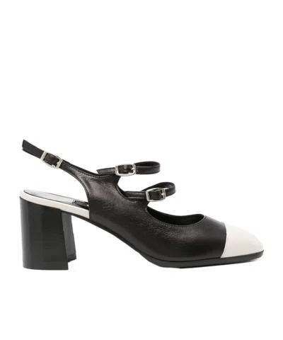 CAREL PARIS CAREL PARIS PAPAYA COLOUR-BLOCK SLINGBACK PUMPS