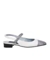 Carel Paris Oceano Slingback Flats In Gray