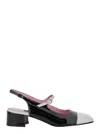 Carel Paris Patent Leather Slingback Pumps In Black