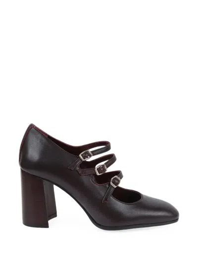 Carel Paris Keel Flex Triple Buckle-strap Pumps In Multi