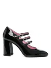 Carel Paris Keel Patent Leather Pumps In Black