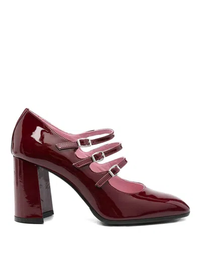 Carel Paris Keel Patent Leather Pumps In Red