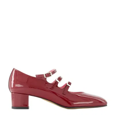 Carel Paris Kina 40mm Mary Jane Shoes In Red