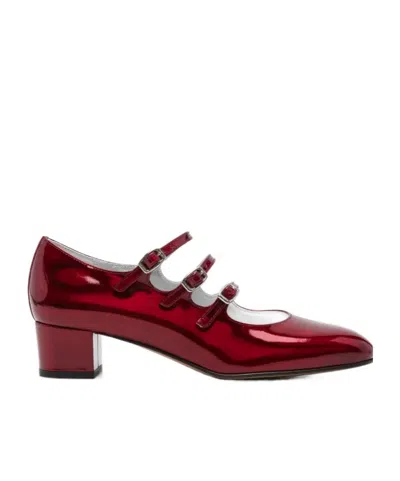 Carel Paris Kina 40mm Mary Jane Shoes In Red