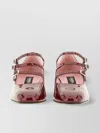 Carel Paris "kina" Block Heel Patent Finish Pumps