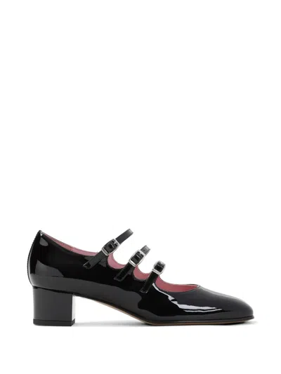 Carel Paris Kina Buckle-strap Pumps In Black