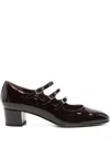 Carel Paris Kina Leather Pumps In Brown