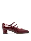 Carel Paris High-heeled Mary Jane Shoes In Red