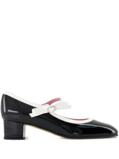 CAREL PARIS KINA PATENT-LEATHER BOW PUMPS