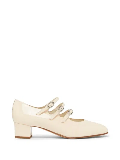 Carel Paris Kina Patent Leather Pumps In Neutral
