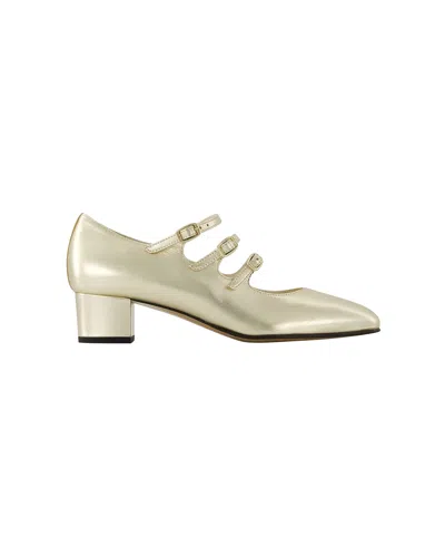CAREL PARIS KINA PUMPS - CAREL - LEATHER - GOLD