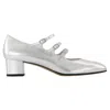 Carel Paris 40mm Kina Pumps In Silver