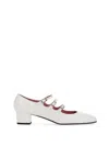 Carel Paris Kina Pumps - Ivory - Patent Leather In White