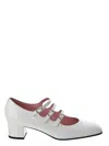 Carel Paris Ariana Patent Leather Mary Janes Ballet Flats In White