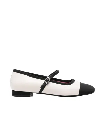 CAREL PARIS LEATHER BALLERINAS