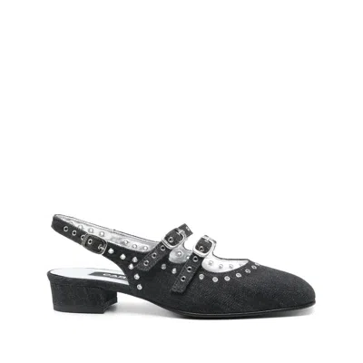 CAREL PARIS LEATHER BALLET FLATS