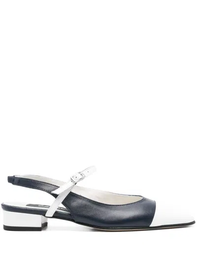 CAREL PARIS LEATHER BALLET FLATS