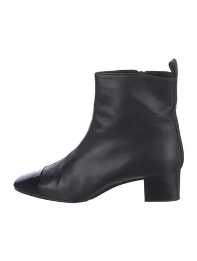 Pre-owned Carel Paris Leather Boots In Black