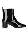 Carel Paris Leather Estime Ankle Boots 40 In Black