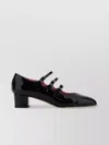 Carel Paris 'kina' Black Mary Janes With Straps And Block Heel
